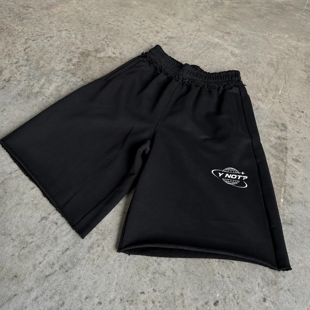 Orbit Sweat Shorts in Black