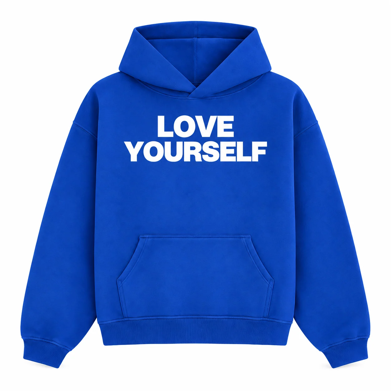 Love Yourself Hoodie in Royal Blue