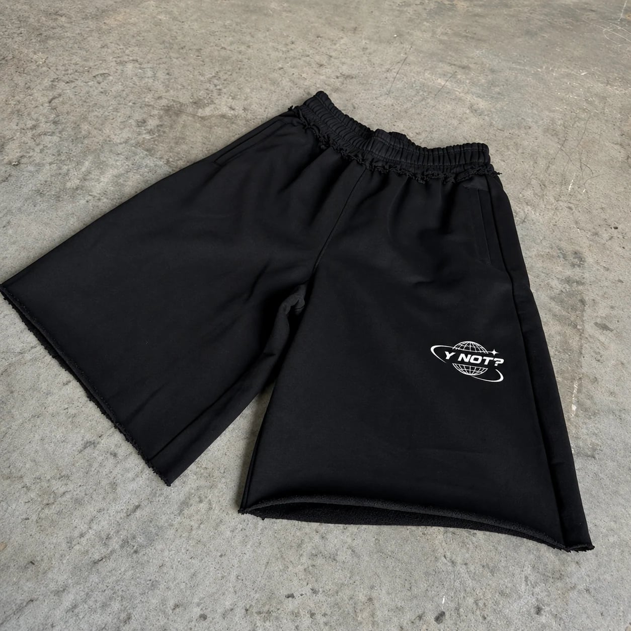 Orbit Sweat Shorts in Black