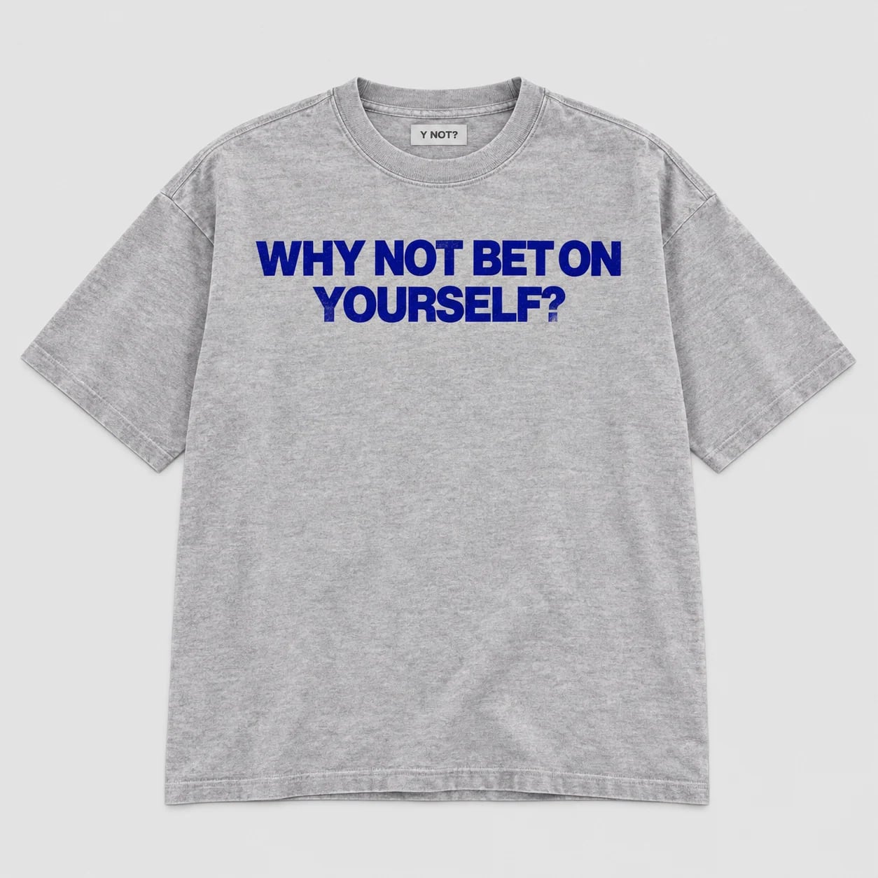 Bet On Yourself Tee in Heather Grey